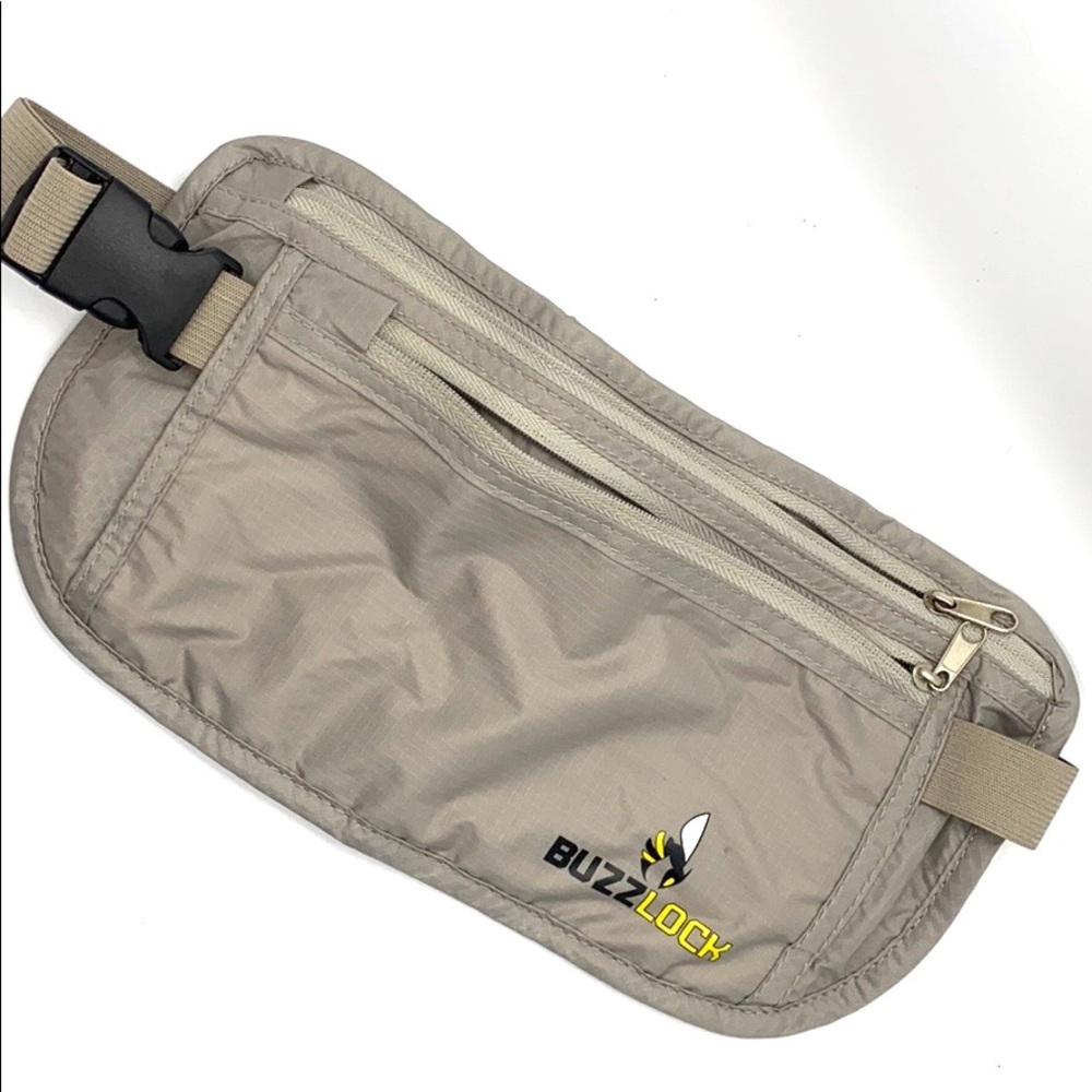 NWOT BuzzLock Passport Travel Security Bag
